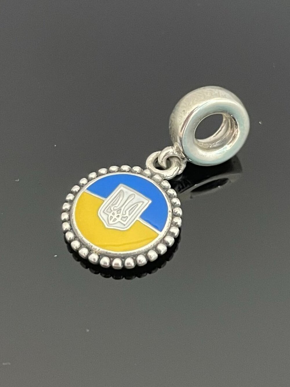 Original Pandora Ukraine Flag Charm